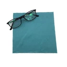 Custom logo eyeglasses microfiber optical cleaning cloth