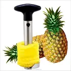 Amazon Hot Sale Manual Kitchen Gadget Fruit Pineapple Knife Peeler Stainless Steel Thicken Pineapple Corer Slicer Cutter