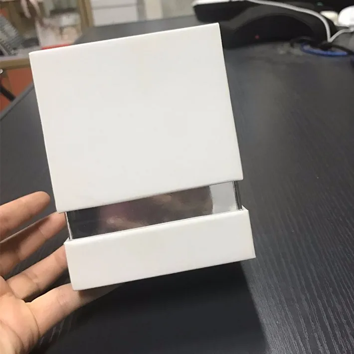 luxury rigid cardboard perfume decorated gift box