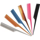 Free sample small fine tooth rat tail comb for hair styling