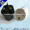 German French convert to British 3 flat pins 13A 250V AC CE RoHS Universal Accessory Grounded fuse plug ST-5