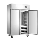 Reach in cold storage refrigerators thermostat blast deep freezer 500 liter
