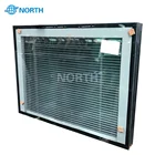 Double Commercial Windows euro grey reflective Building wall prices large insulated glass panels factory