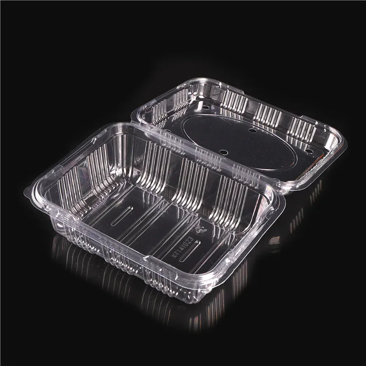 Disposable Plastic Food Tray Clamshell Blister Packaging Cake Cookie