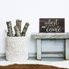 Vintage Rustic Wood Hanging Sign Decorative Wall Decor