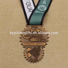 Custom logo for metal bicycle medal for souvenir gifts