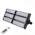 Remote wireless control 50-500W outdoor decorative projector led rgb floodlight for amusement park
