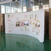wall fabric curve Trade Show Displays,pop-ups,exhibits, and banner stands