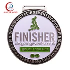 Factory zinc alloy coloring plating souvenir use running race medal made in china