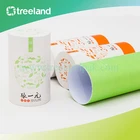Cardboard Round Hat Box Telescopic Cardboard Tube Packaging for Tea