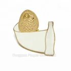 Custom fashion hard enamel lapel pin badge with best price