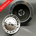 Kitchen Sink Strainer Waste Plug, SUS304 Stainless Steel Sink Strainers Plug Sized for all Sinks, Upgraded Thickened Design Sink