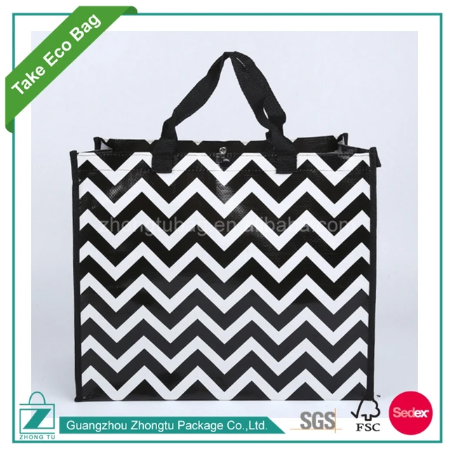 wholesale laminated cloth fashion cheap fabric foldable reusable