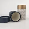 eco friendly food grade paper cylinder packaging box/tube/container for tea packaging