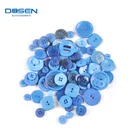 Custom snap button Resin Colorful Plastic Button Coloured buttons made of ultra-low factory price plastics