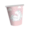 Animal set pink color printed cup