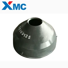 Manganese steel cone crusher consumable parts concave mantle bowl liners for Metso GP11F/GP11M