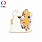 Customized Soft Enamel Pin Factory Metal Horse Badge Enamel lapel Pin