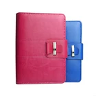 New design lovely leather cover note book