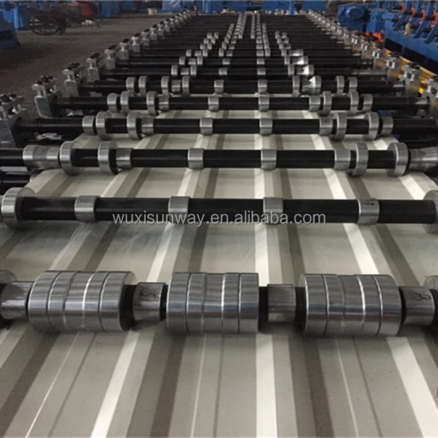 metal roofing iron sheet zink metal building material cold roll forming machine from factory