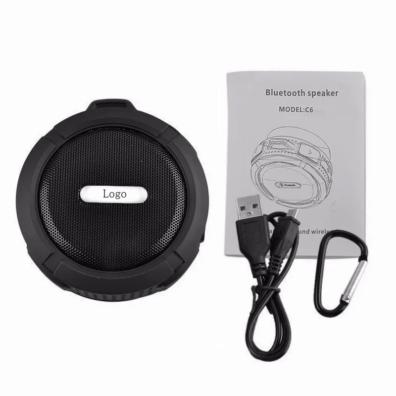 Factory price waterproof fm shower radio waterproof wireless speaker c6 portable wireless speaker with sucker - ANKUX.COM