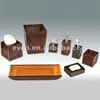Bamboo Bath Set w/Espresso Stained - Lattice Collection