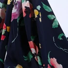Garment curtain material colorful wool dobby heavy printed chiffon fabric for dress