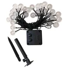 Christmas Holiday Lighting Solar LED Bubble Ball String Lights 30 LED Crystal Ball Fairy Lights