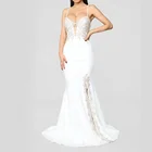 Sexy Girls Formal Party Gown long sleeve Sweetheart Gold embroidered Mermaid Long Evening Dresses Women Party