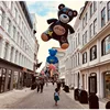 Hot sale inflatable hanging bear cartoon for outdoor streets decoration