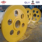 High quality casting lifting rope wheel sheave pulley