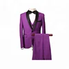 Latest design purple fabric tailored suits /shirts for men