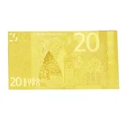ST-Craft Special Gift Gold Foil Paper Bill Money 20 Euro Banknote