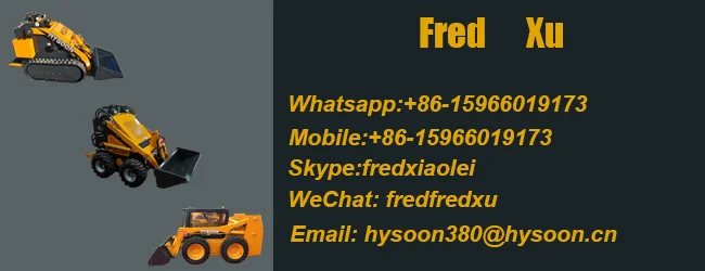 23HP skid steer mini tracked loader