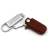 100% real capacity 3 colors Leather USB Flash Drive 4GB 16GB 32GB keychain Pendrive 64GB flash Memory stick Pen Drive