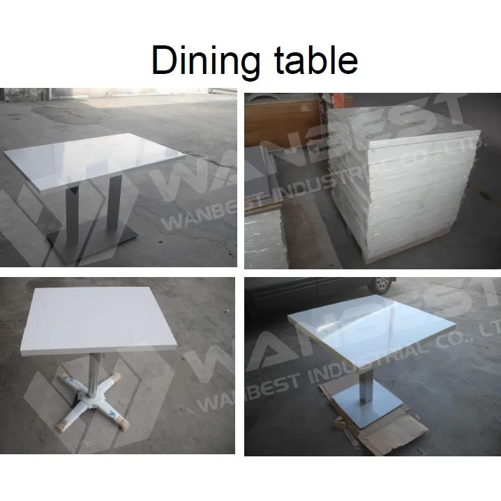 Artificial stone commercial dinning table.jpg
