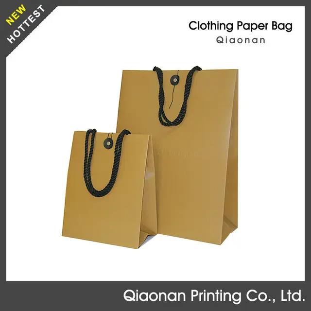 for clothing packaging luxury flexo printing fancy paper bag