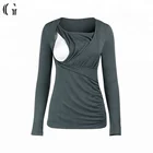 Cross-Over Top Wear Pregnant Clothing Maternity Pajamas