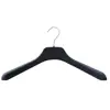 frosted rubber touch soft coat hanger for men