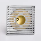 Finely processed anti cockroach floor trap drain shower tile insert drainer