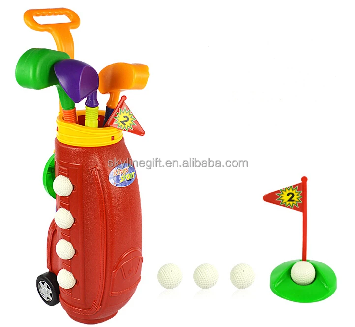 plastic mini golf set