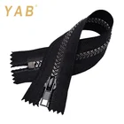 YAB Cheap SGS Decorative North America Eco-Friendly Sports Plastic Zippers