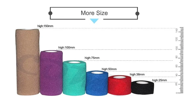 Wuxi cohesive bandages elastic soccer bandage gauze 