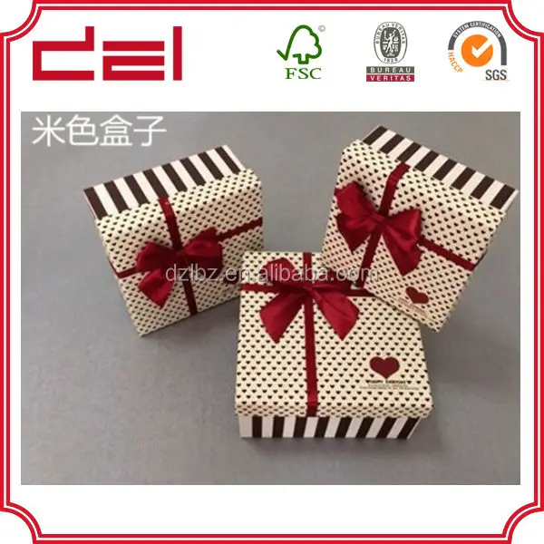 custom made fancy recycled coated paper gift card box