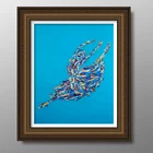 Original Deep Sea Goddess Ballet Dancer Wall Art Original Dancing Girl Oil Painting By Numbers