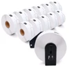 DK-1201 Commercial Grade Water Resistant Custom Machine Printing Label Sticker Roll