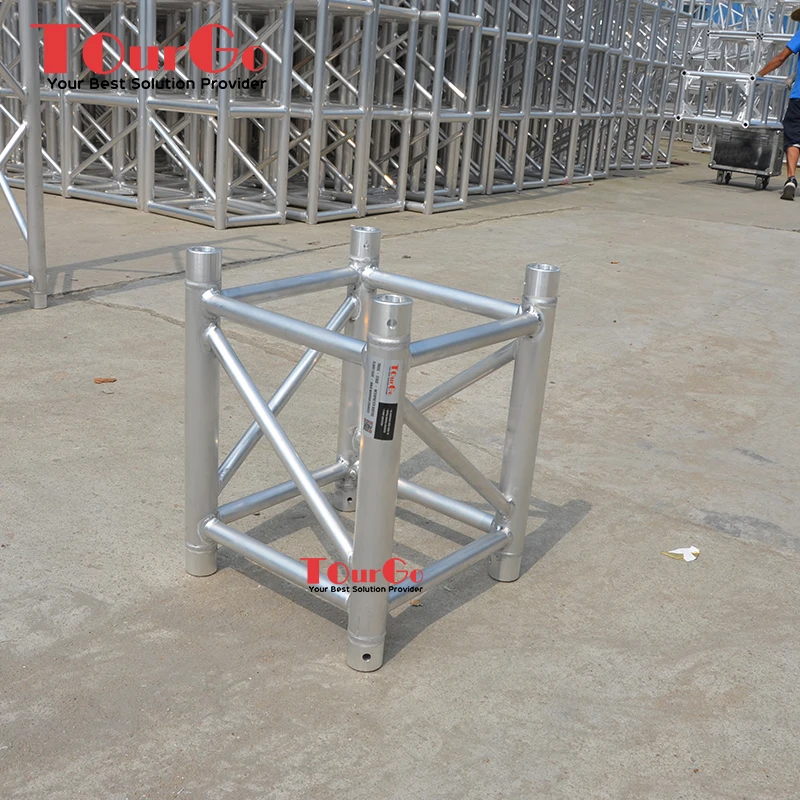 Heavy Duty Portable 400mm Aluminum Spigot Truss System with TUV Certification for Stage Lighting Exhibit Booth