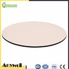 Amywell Factory supply melon yellow waterproof formica sheet round tabletop