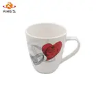 China manufacturer customized printed mugs new bone cups