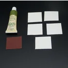 Bicycle tire puncture patch kit patches and sealant glue